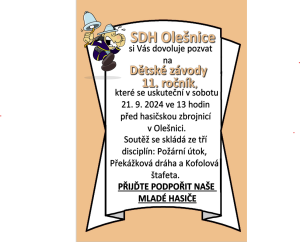 Dětské hasičské závody 1
