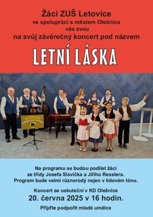 Koncert žáků ZUŠ Letovice