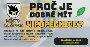 Beseda o novém svozu odpadu v Olešnici II. 1