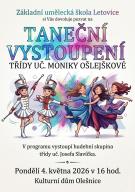 Taneční vystoupení třídy uč. Moniky Ošlejškové 1